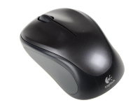 Мышь LOGITECH M235, оптическая, беспроводная, USB, серый и черный [910-002201]