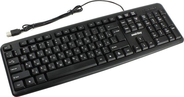 Клавиатура SmartBuy One SBK-112U-K Black USB