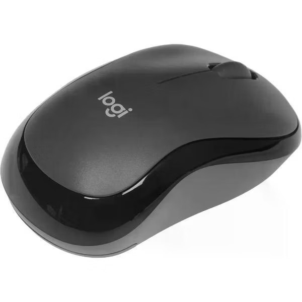 Мышь беспроводная Logitech Silent M220, радио, оптическая, USB, 1000dpi, темно-серый и черный [910-004895]